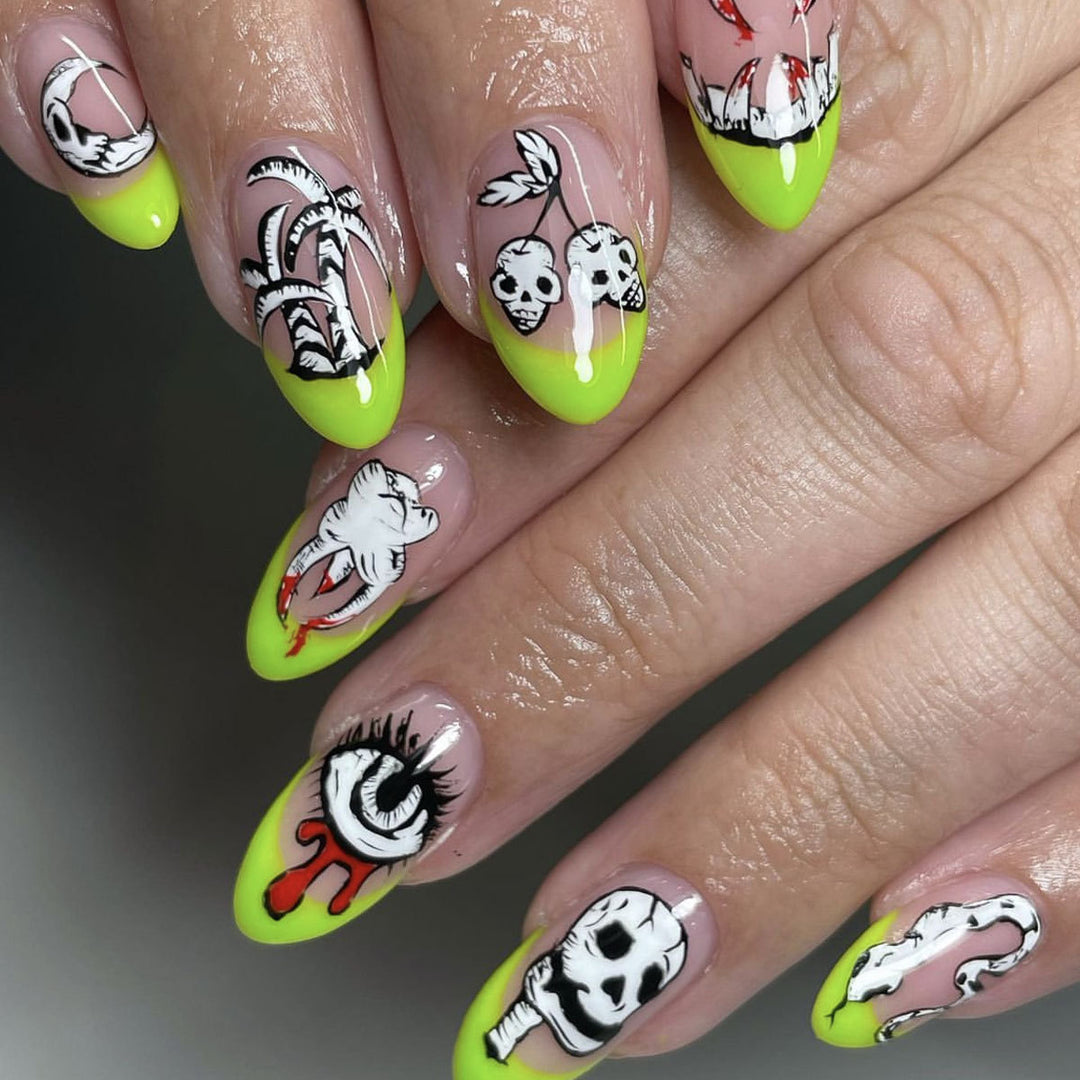 Halloween Themed 3D Decorative Nail Art Extensions Kalsten