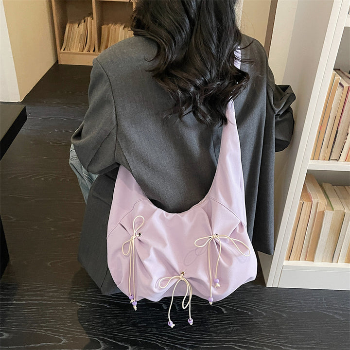 Fashionable Soft Fabric Slouchy Shoulder Bag