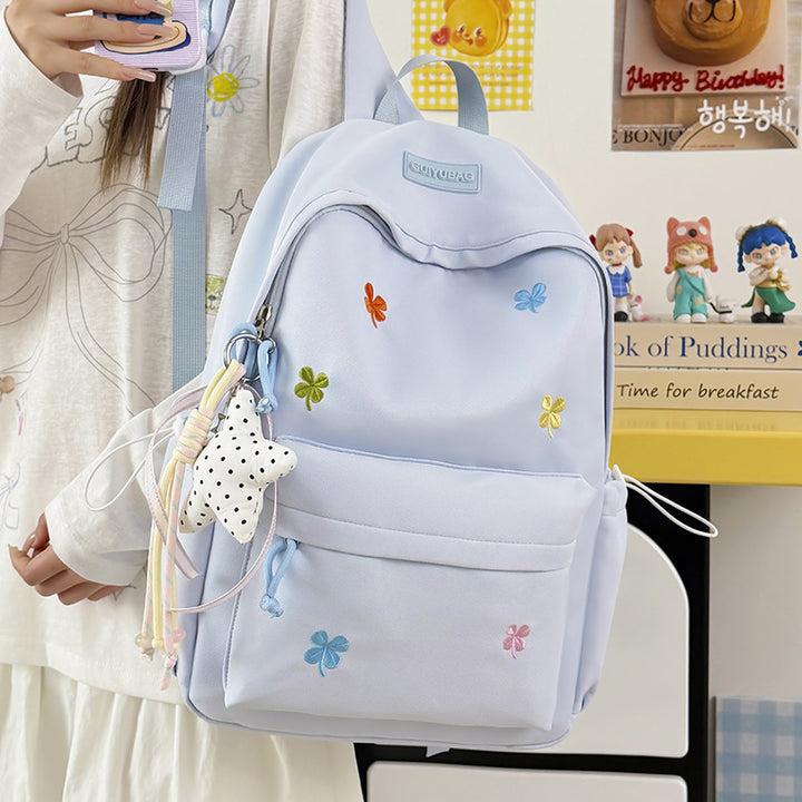 Floral Embroidered Casual Backpack Kalsten 1791205343