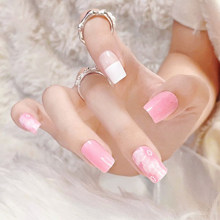 Floral Design Press-On Nails  1791804111