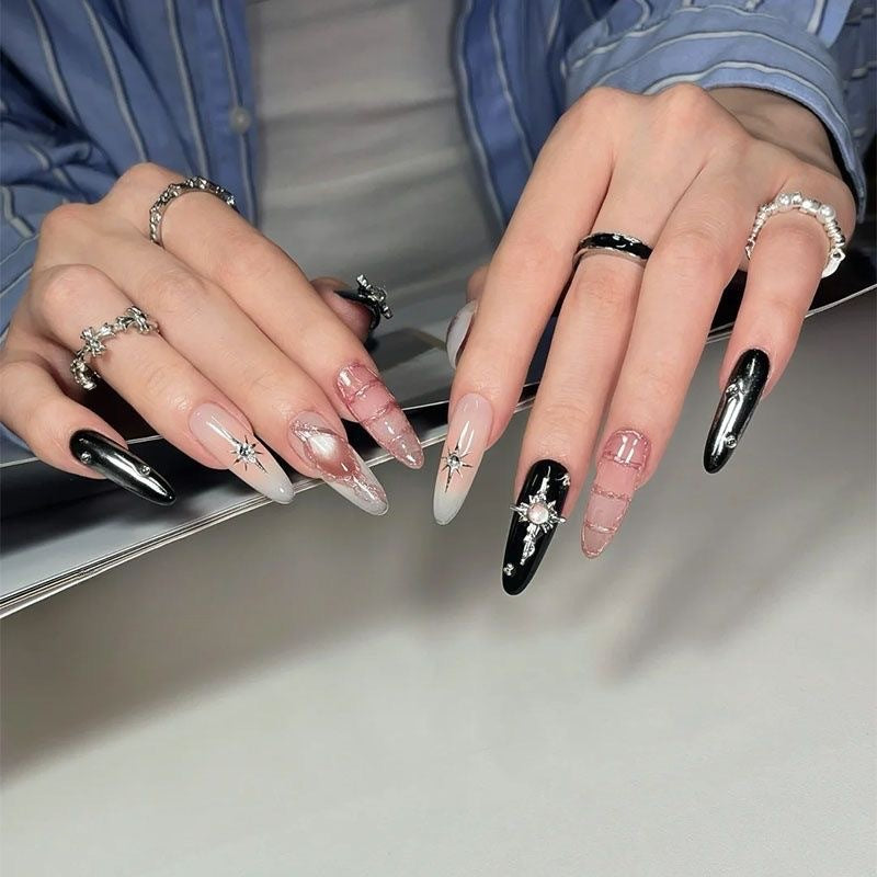 Artistic Press-On Nail Art Extensions