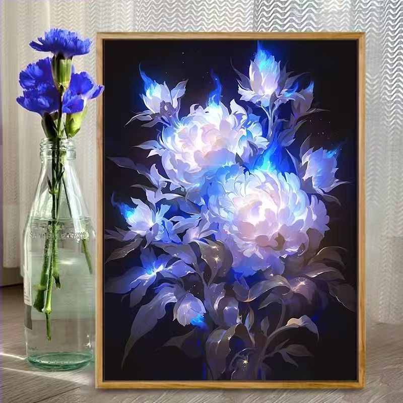Floral Fantasy Illustration Art Print Kalsten