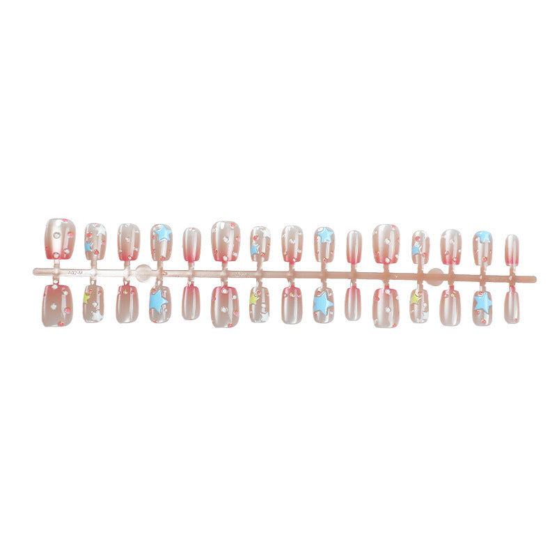 Playful Whimsical Themed Press-On Nail Art Set