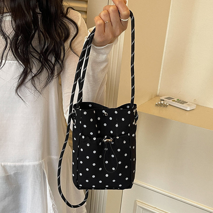 Casual Polka Dot Mini Crossbody Bag