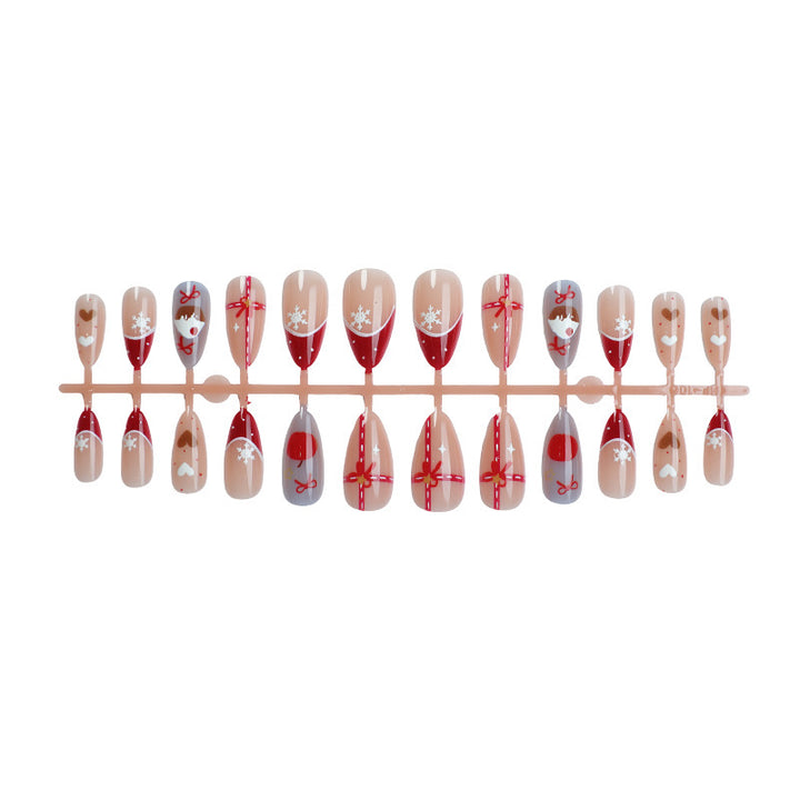 Festive Themed Press-On Nail Art Kalsten