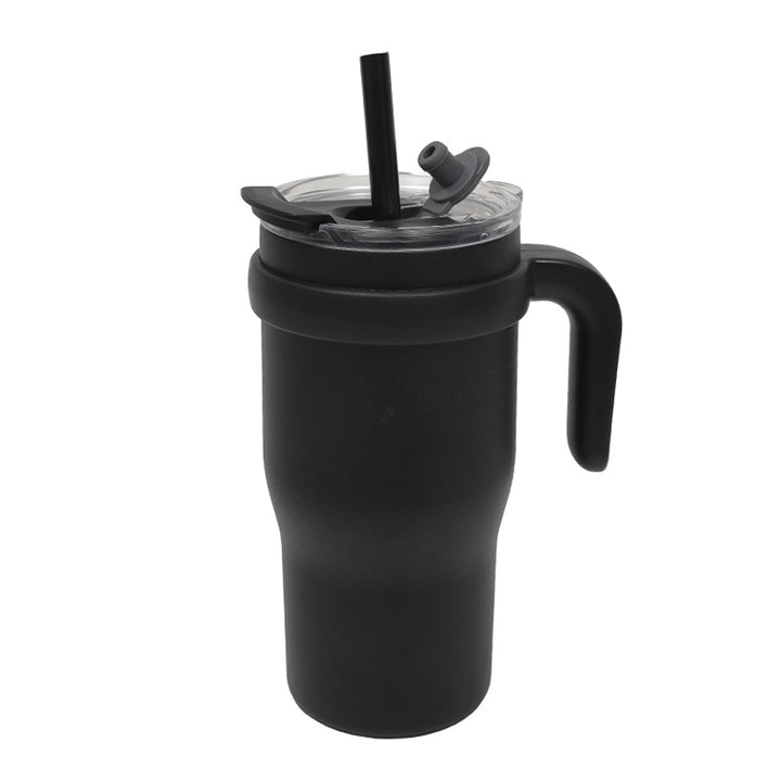Women's Insulated To-Go Cup with Ergonomic Handle and Flexible Straw Kalsten