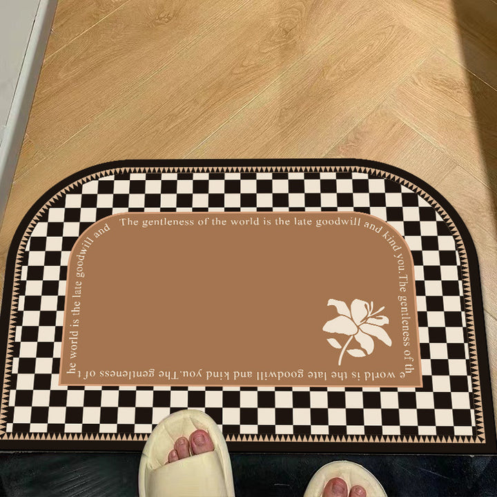 Floral Welcome Mat