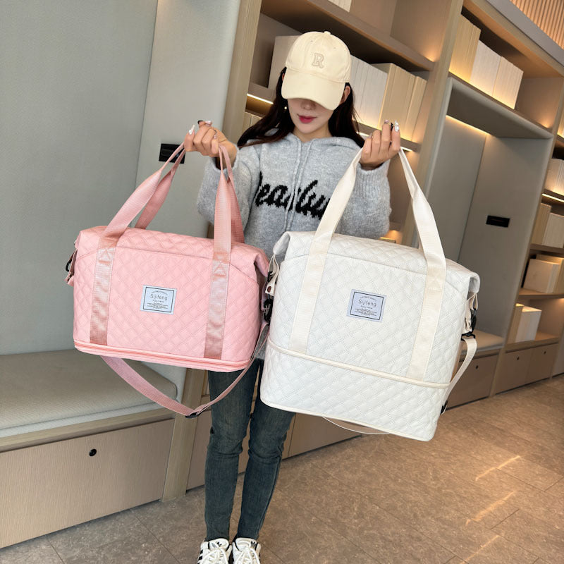 Quilted Multi-Functional Travel Duffle