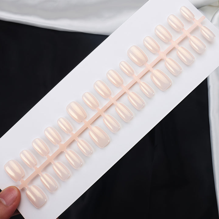 Elegant Natural Finish Press-On Nail Set Kalsten