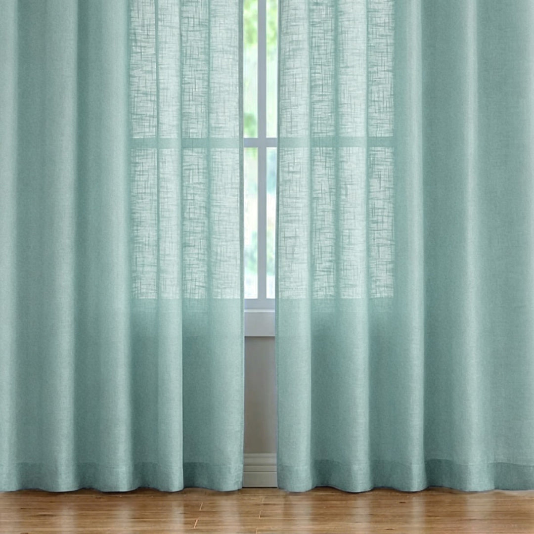 Sheer Linen Window Curtains Kalsten
