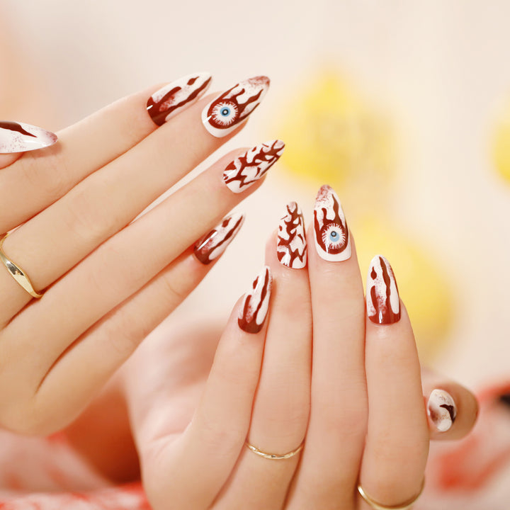 Artful Nail Art in Halloween Design Kalsten