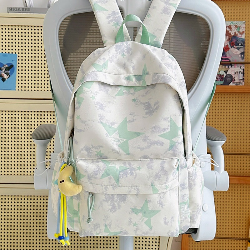 Trendy Star-Printed Backpack Kalsten