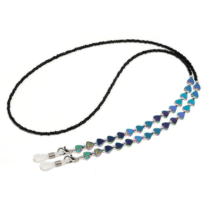 Artistic Heart-Shaped Eyewear Chain Kalsten