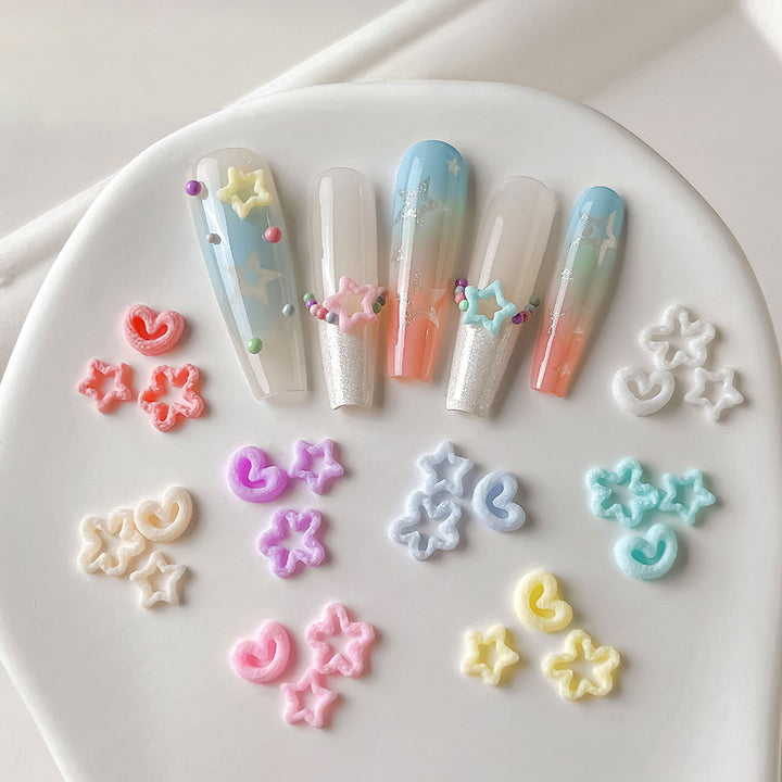 Colorful Assorted Nail Art Charms