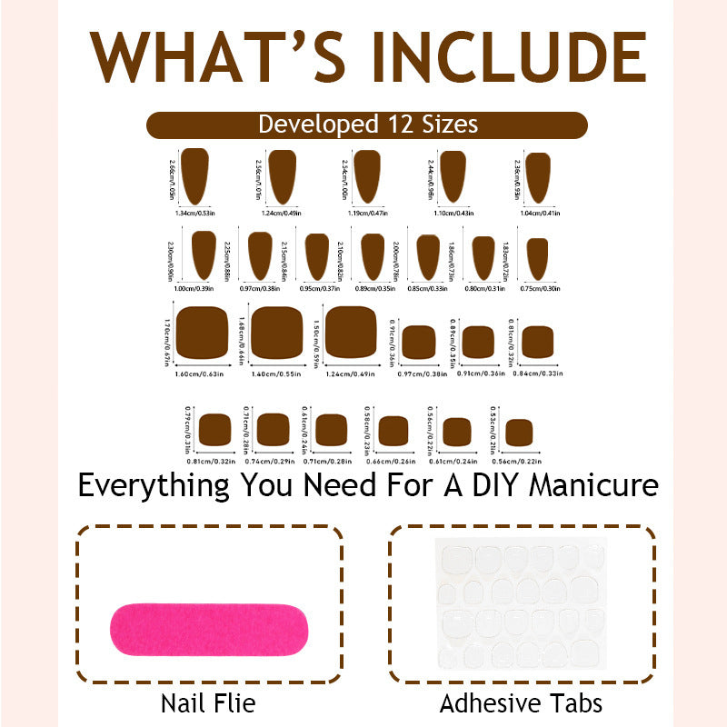 Glamorous artificial nails with unique design Kalsten