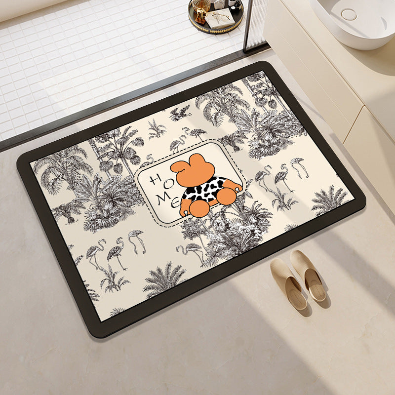 Artistic Cartoon Entrance Mat Kalsten