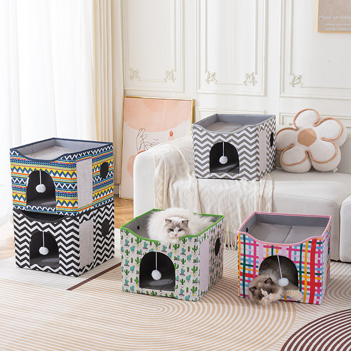 Interactive Cat Toy House Kalsten