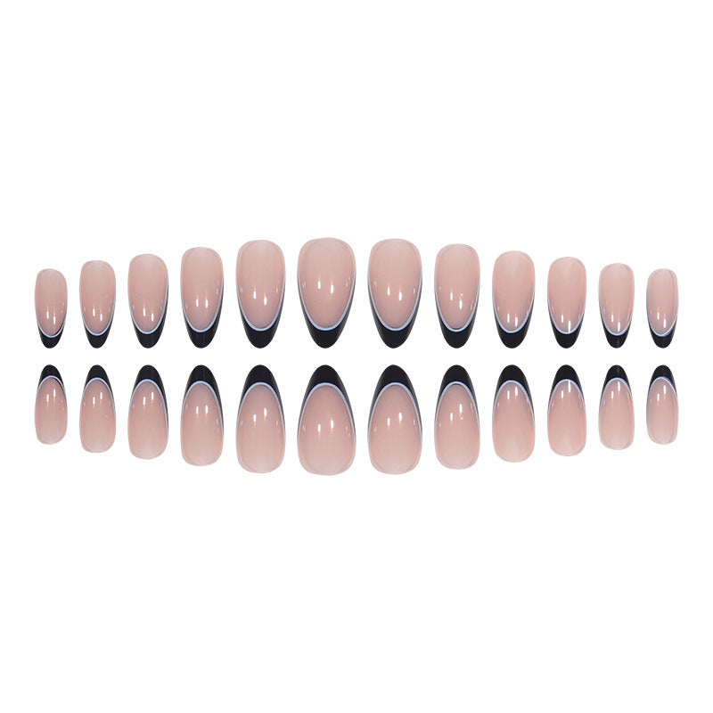 Elegant French Tip Nail Extensions Kalsten