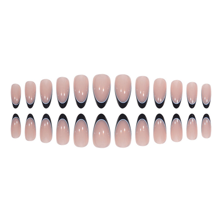 Elegant French Tip Nail Extensions Kalsten