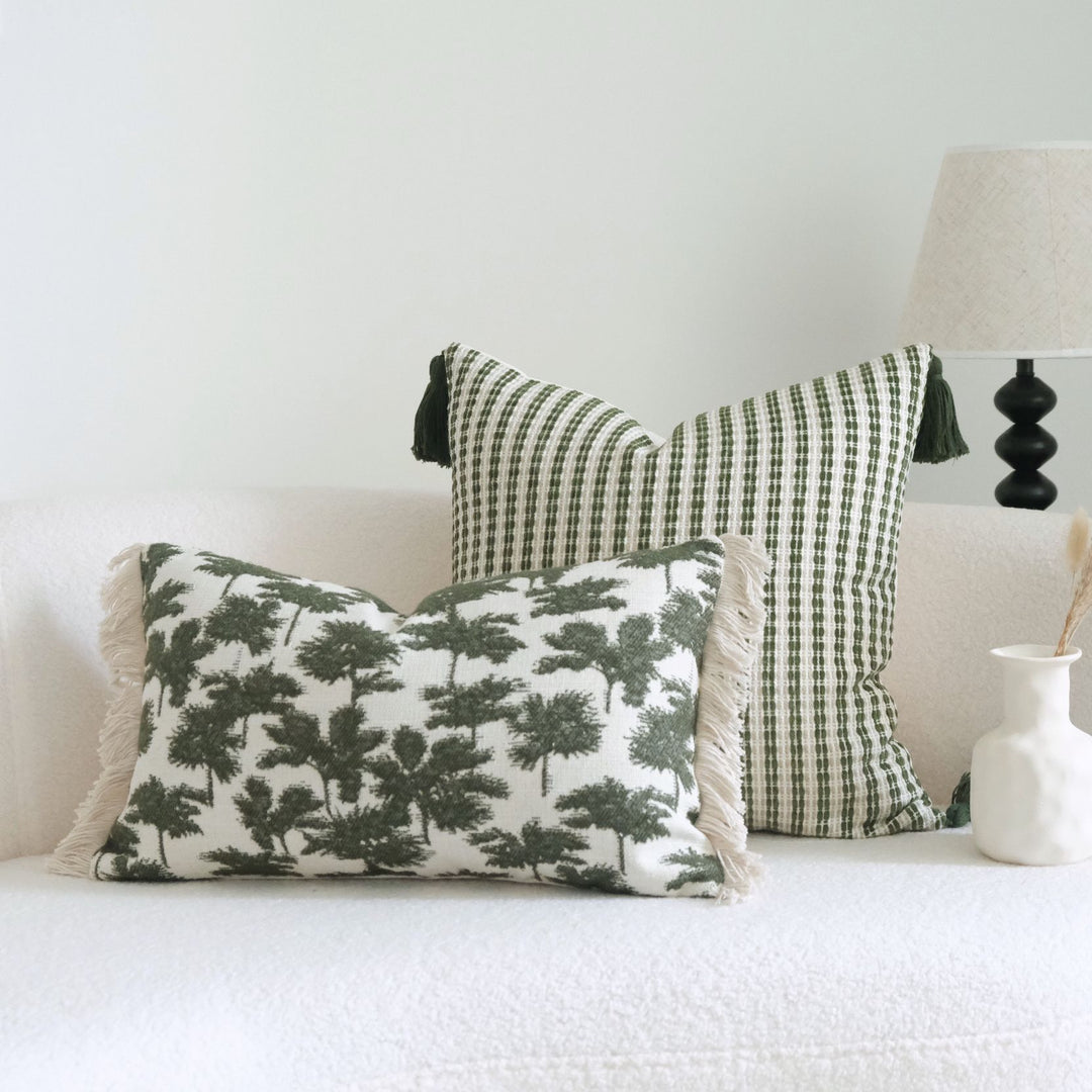 Textured Boho Style Throw Pillow
