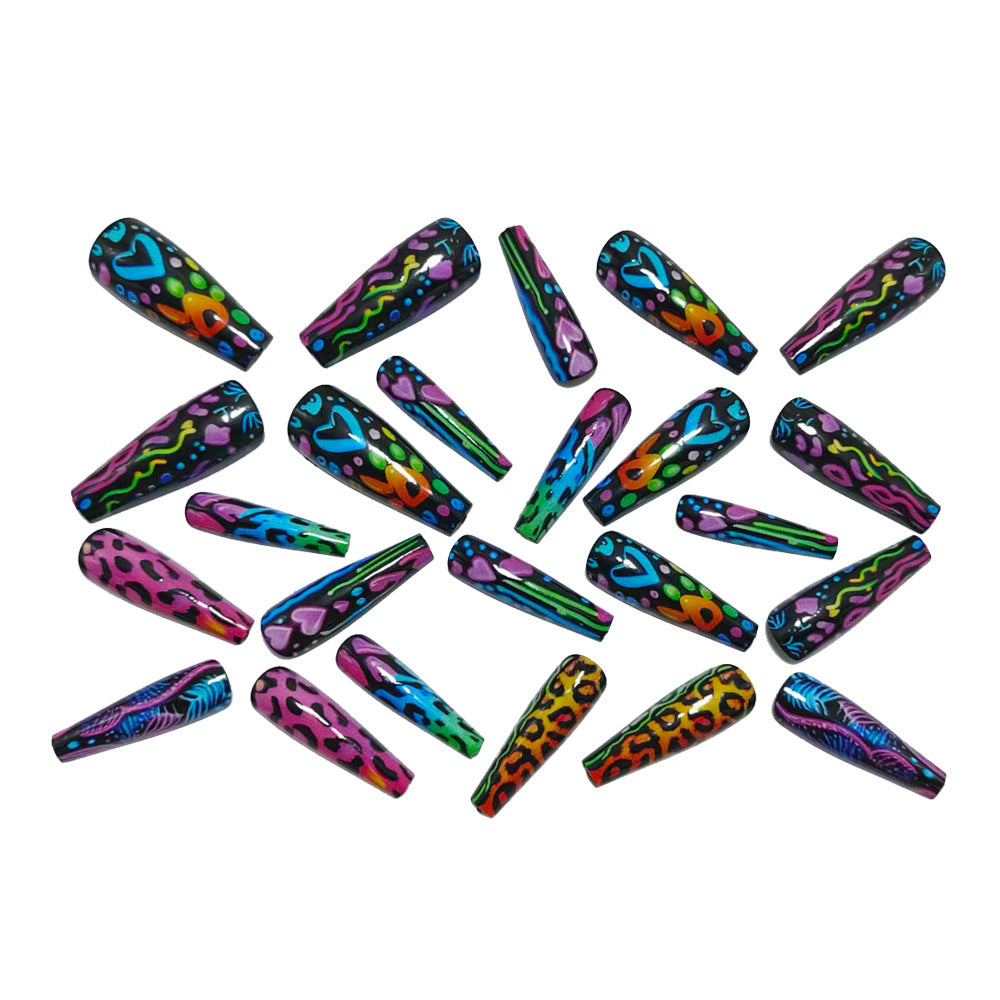 Trendy Neon Nail Art Kalsten