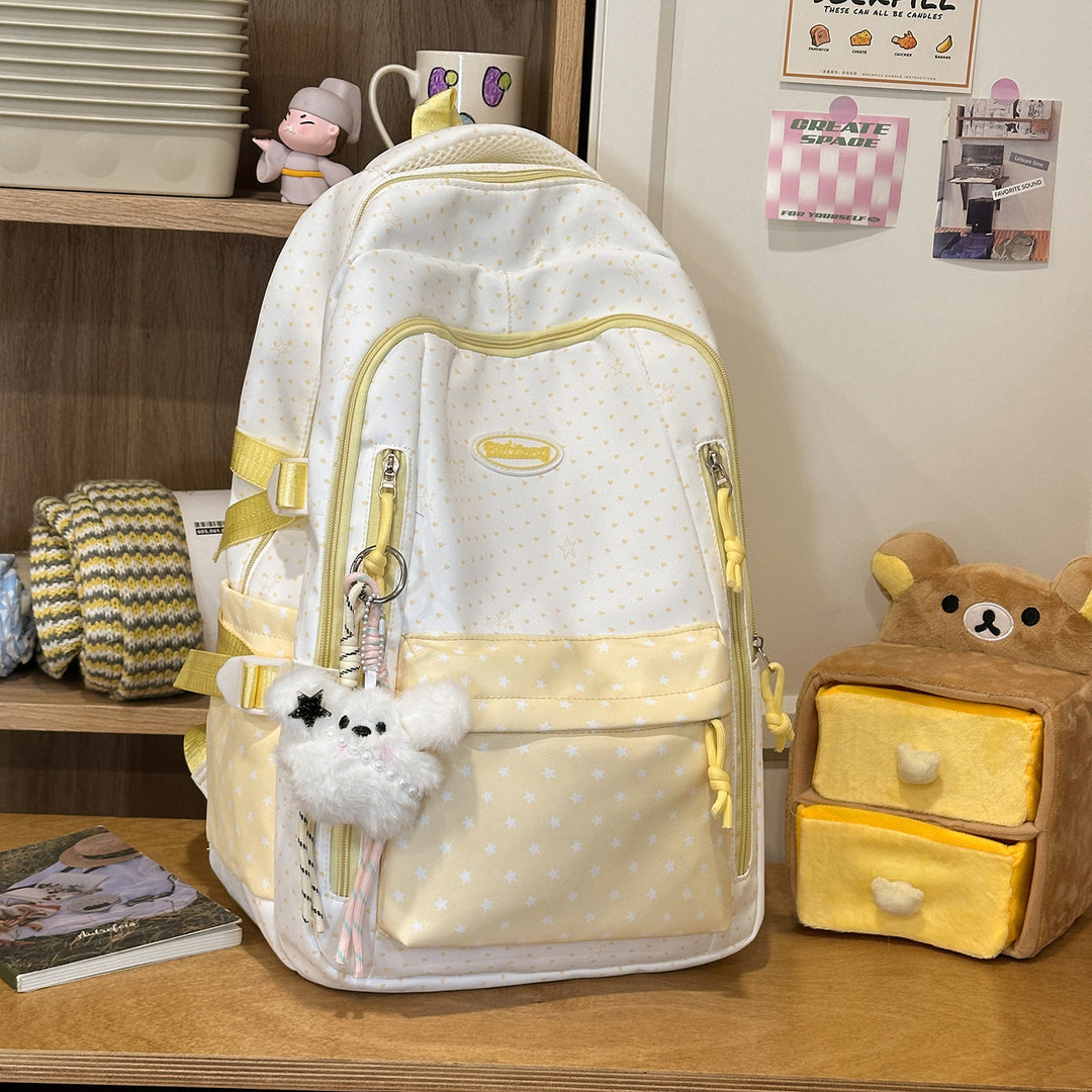 Decorative Star-Patterned Backpack Kalsten