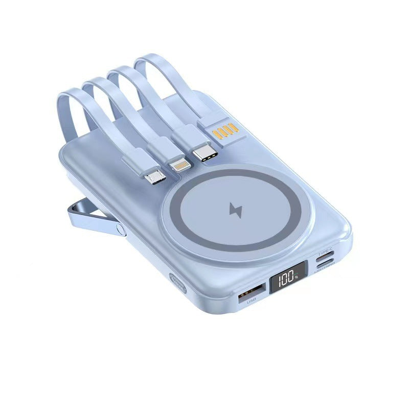 Powerbank with integrated charging cable and magnetic charging function Kalsten
