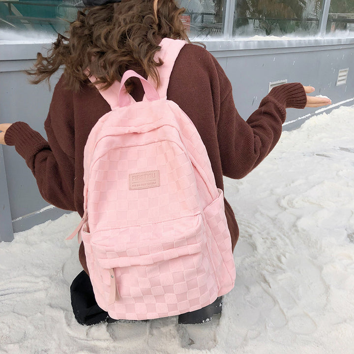 Classic Checked Patterned Backpack Kalsten