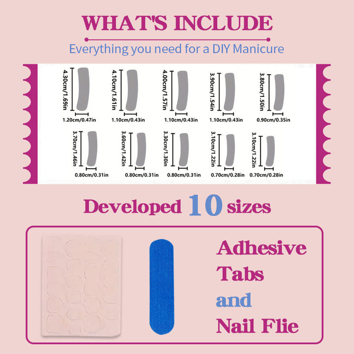 Trendy Artificial Nails Kalsten