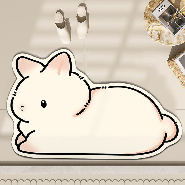 Fun Cat-Themed Decorative Floor Mat Kalsten