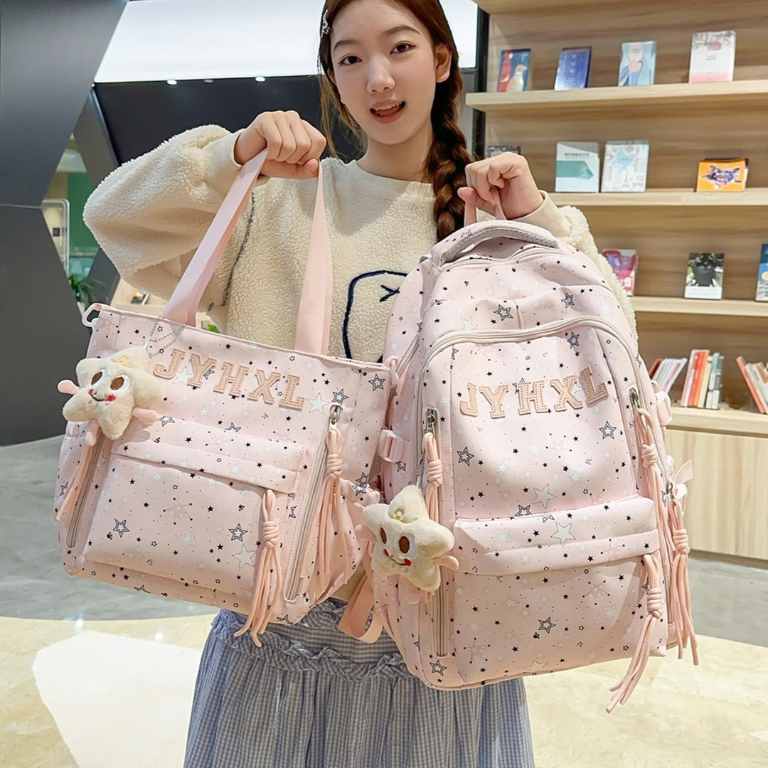 Stylish Star-Printed Backpack Kalsten 1791205378