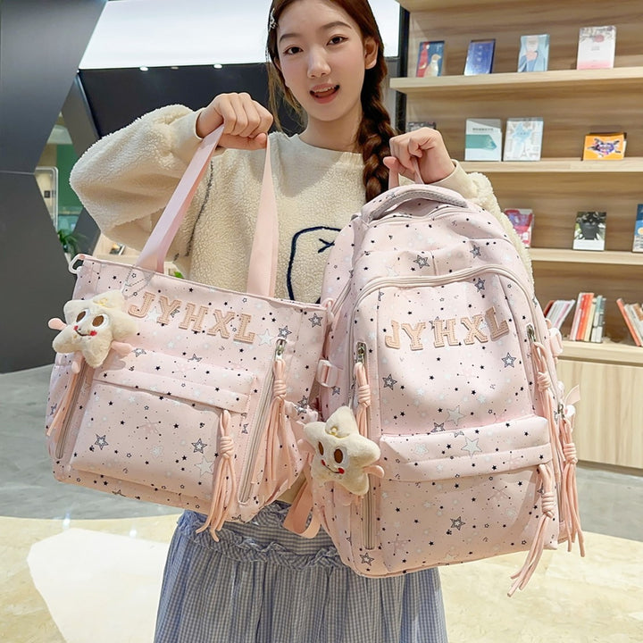 Stylish Star-Printed Backpack Kalsten 1791205378