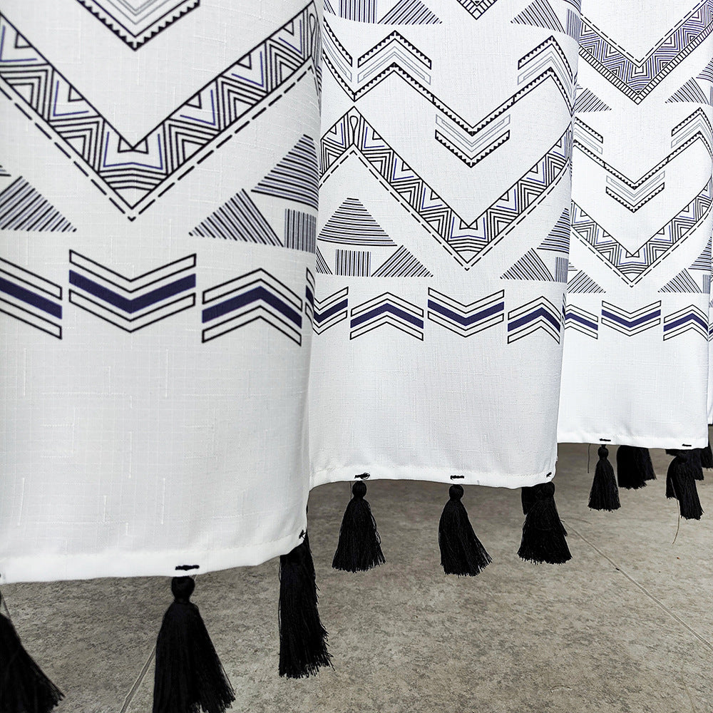 Ethnic Patterned Shower Curtain Kalsten