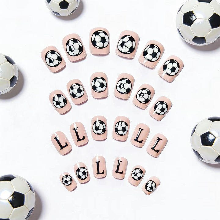 Creative Nail Art with Football Motif Kalsten
