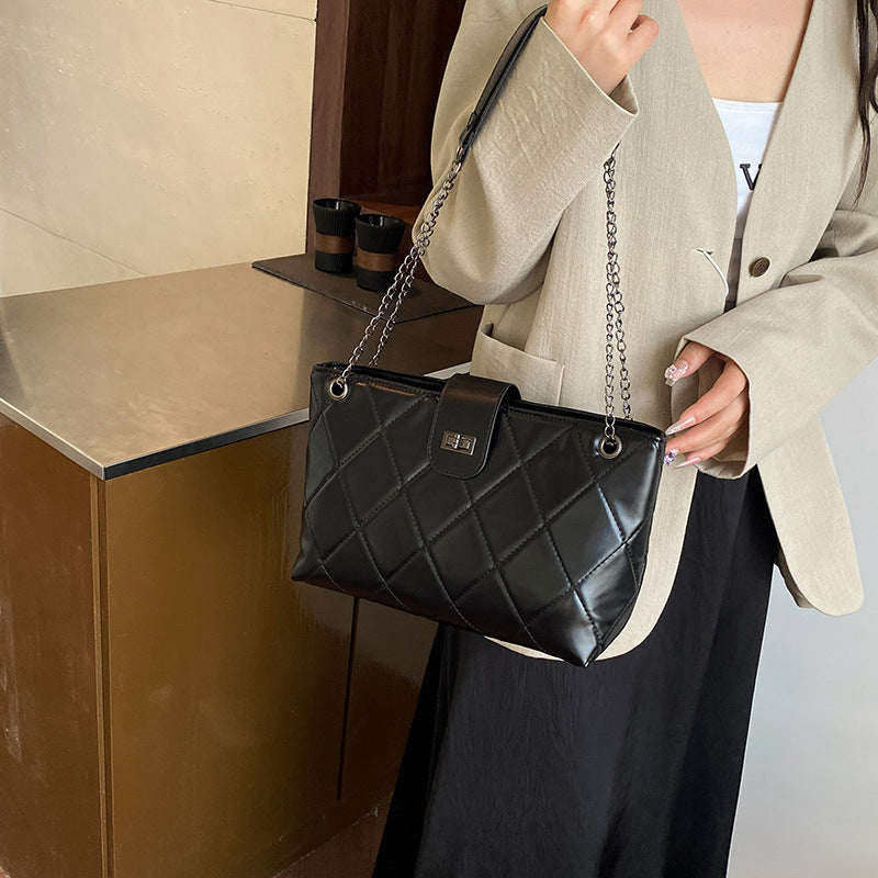 Quilted Elegant Satchel Handbag Kalsten