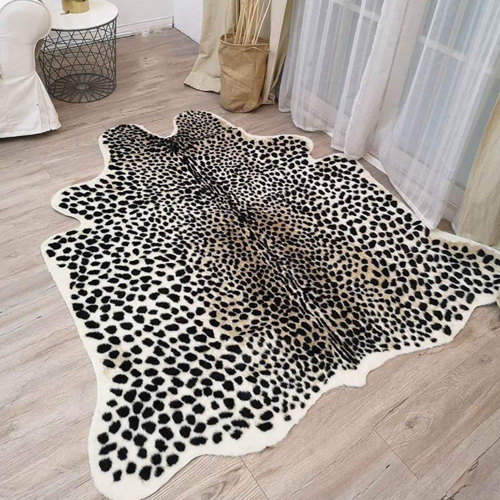 Cowhide Inspired Area Rug Kalsten