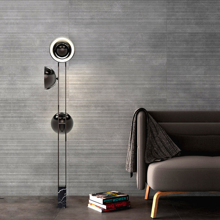 Modern Floor Lamp with Marble Base
