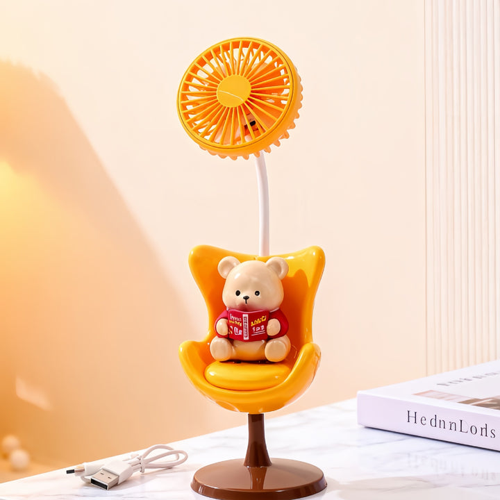 Women Portable Mini Fan with Cute Panda Design Kalsten