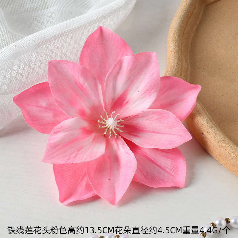 Floral Accent  Hair Clips