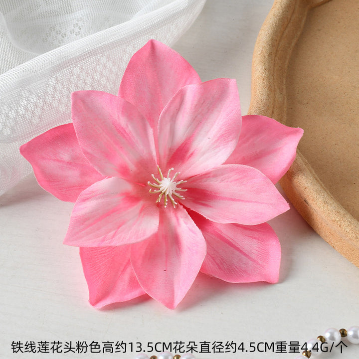 Floral Accent  Hair Clips