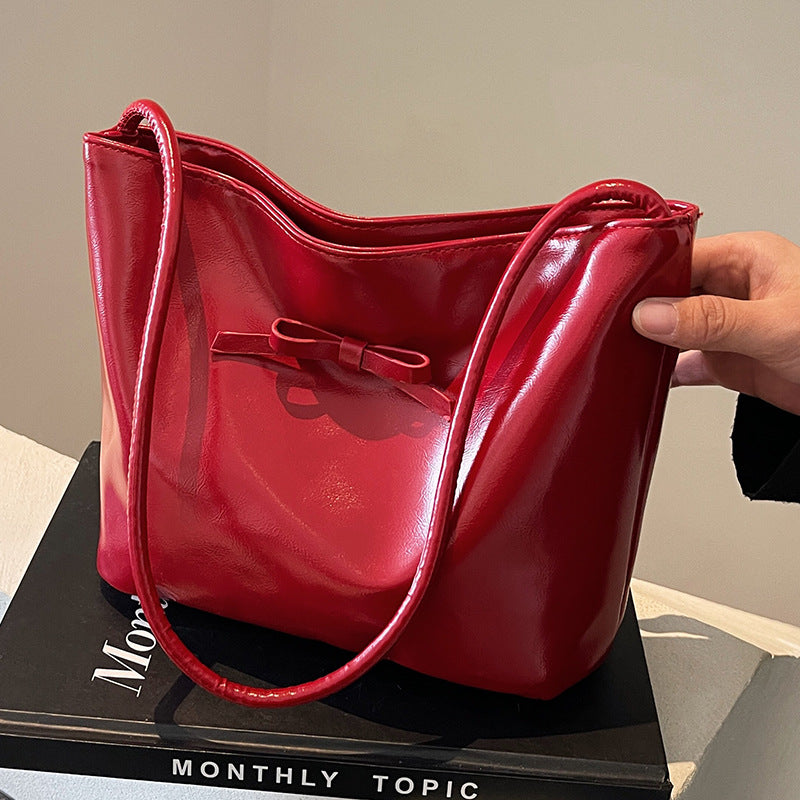 Elegant Faux Leather Handbag