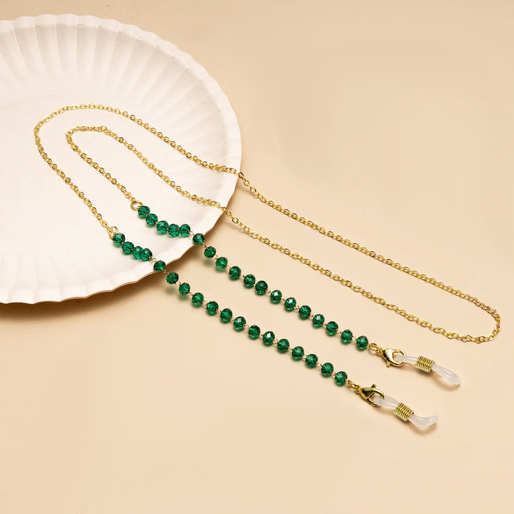 Decorative Stone-Accented Eyewear Chain Kalsten