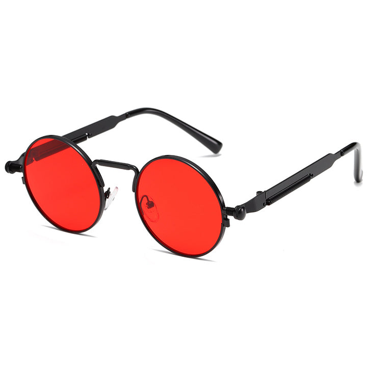 Women's fashionable round sunglasses with precise metal frame Kalsten