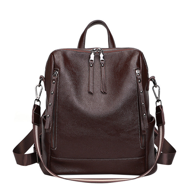 Stylish Leather Backpack