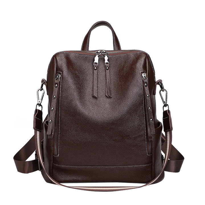 Stylish Leather Backpack