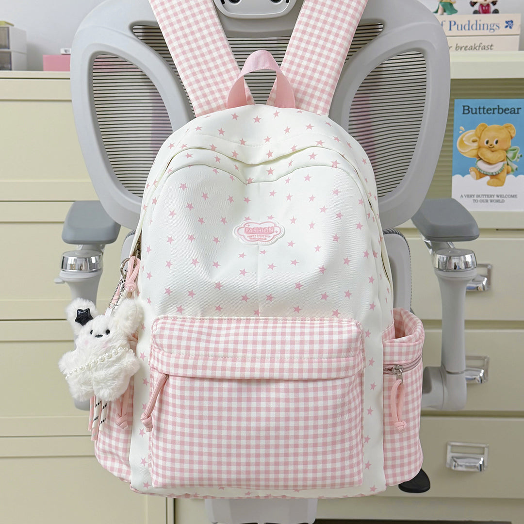 Fun Sparkly Star-Embellished School Backpack Kalsten