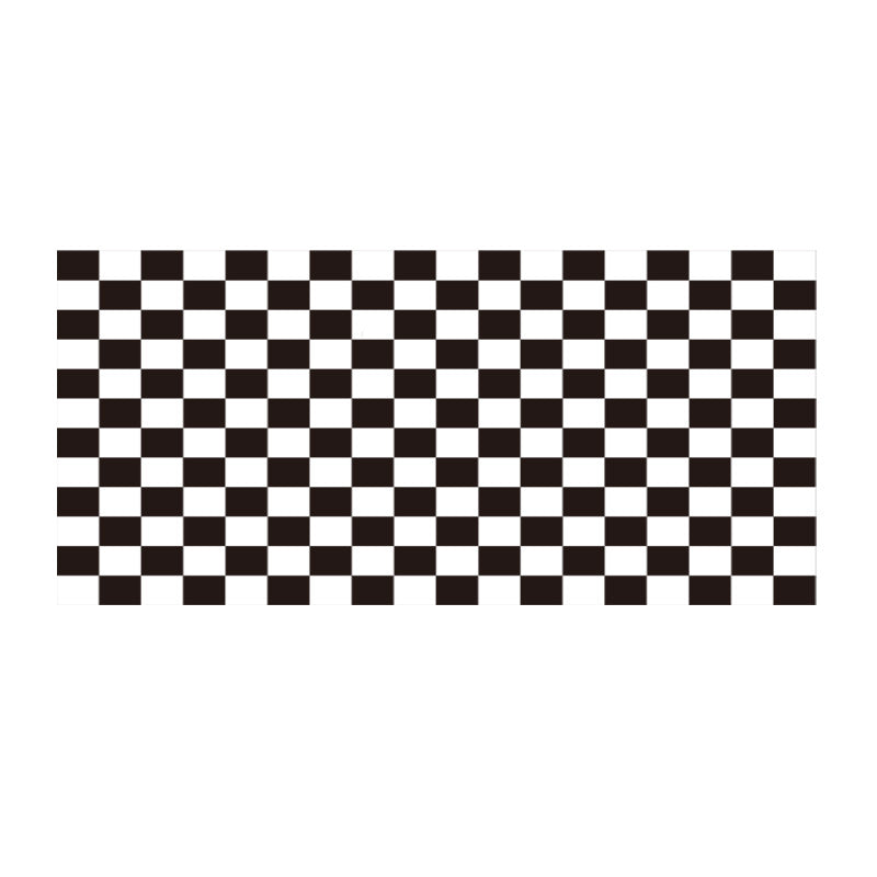 Flat-woven geometric runner for bedroom and hallway