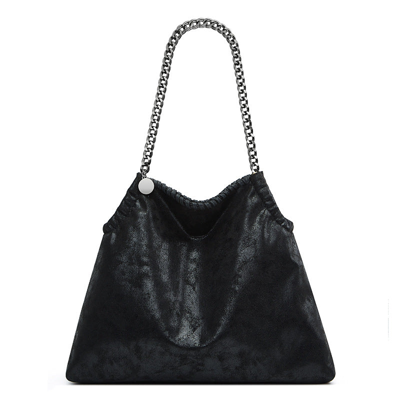 Chic Textured Handheld Tote Bag