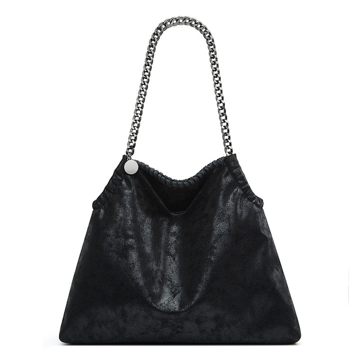 Chic Textured Handheld Tote Bag