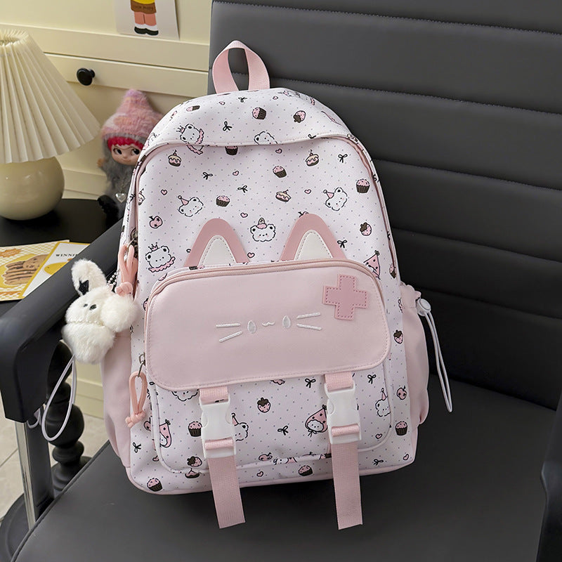 Cartoon-Themed Cat Ears Backpack Kalsten